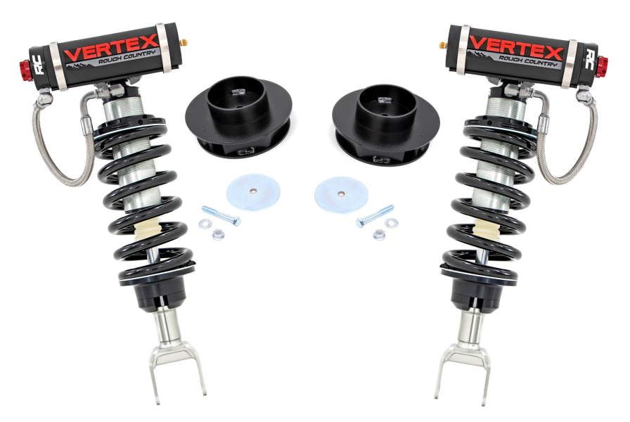 Rough Country 2" Vertex Adj.Coilover Lift Kit 12-21 Ram 1500 4WD - Click Image to Close